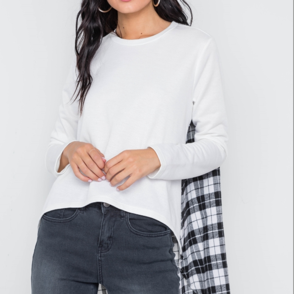💞High/Low Knit Top - Picture 2 of 5
